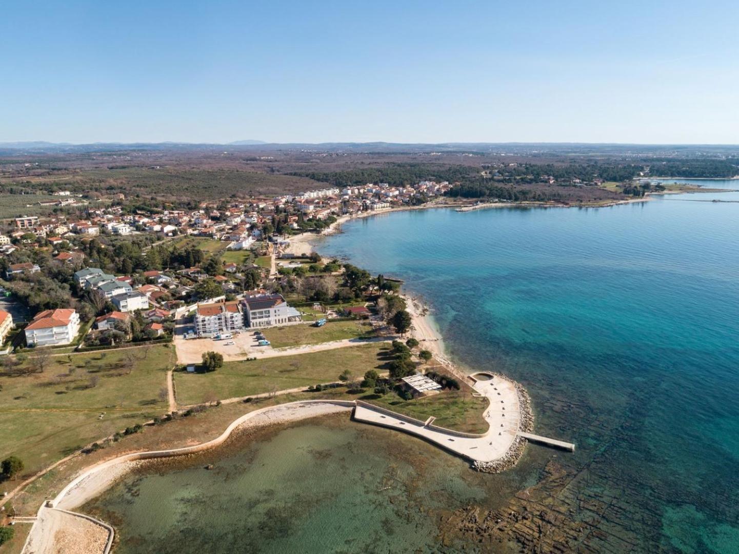 Apartments Zambratija With Sea View מראה חיצוני תמונה